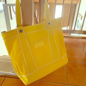Vera Bradley Large Yellow Tote